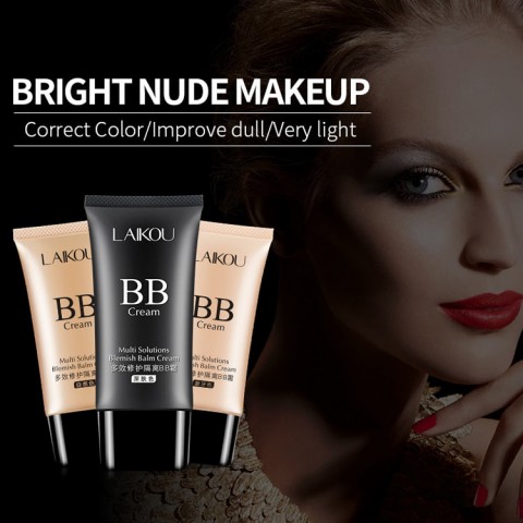 3-color Nude Makeup Moisturizing And Concealing Liquid Foundation BB Cream