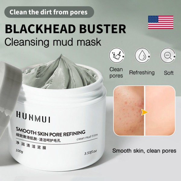 Cleansing mud mask-Shrink pores and remove blackheads
