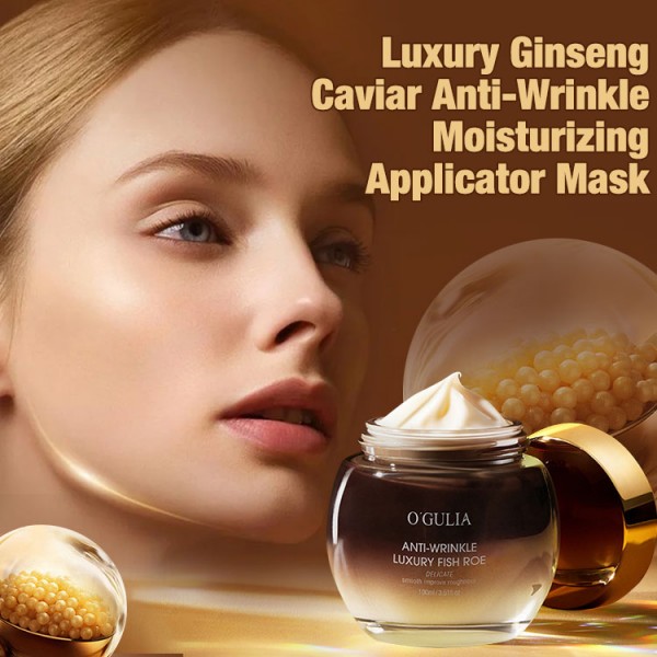 Luxury Ginseng Caviar Anti-Wrinkle Moisturizing Applicator Mask