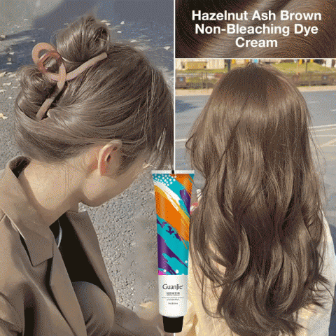 Hazelnut Ash Brown Non-Bleaching Dye Cream