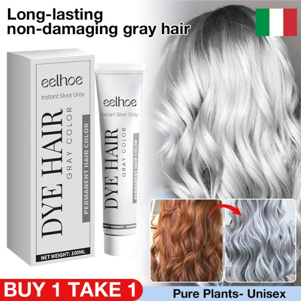 Long-lasting non-damaging gray hair cream