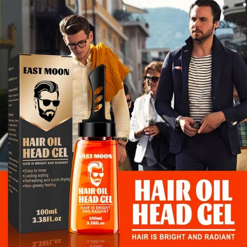 2 In 1 Men Hair Styling Gel Hair Comb-24 hours lasting