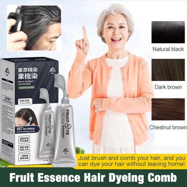 Fruit Essence Hair Dyeing Comb