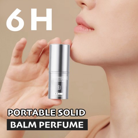 Solid balm for men and women, long-lasting fragrance, fresh and natural