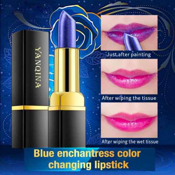 Blue Rose Color Changing Lipstick Discol..