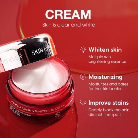 Acerola Cherry Whitening Cream and Serum Set-2022 New Year Skin Care Set