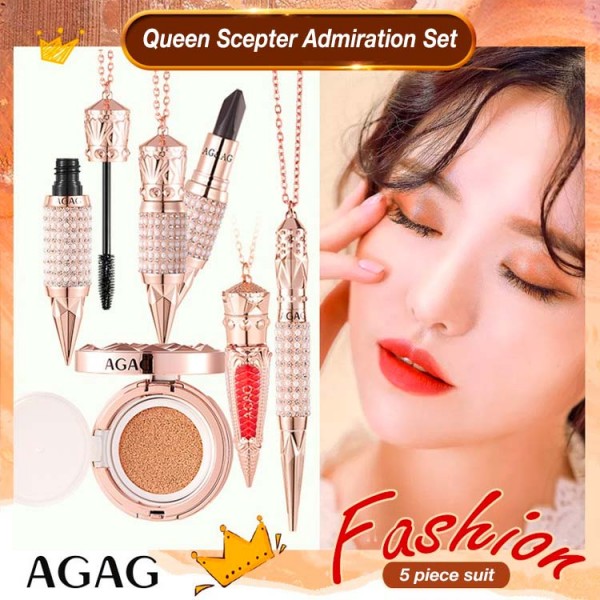 Queen Scepter Admiration Set Cushion BB Cream Three-color Lipstick Five-piece