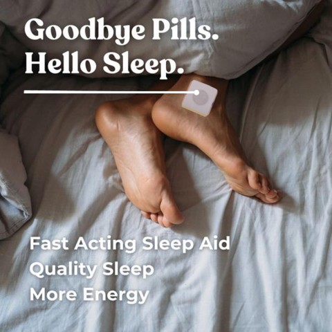 8.15 Payday Sale- Anxiety Relief Sleep Aid Patch - Natural ingredients no side effect no pills deep sleep - Cleanse body of harmful accumulations - 1 box with 12pcs