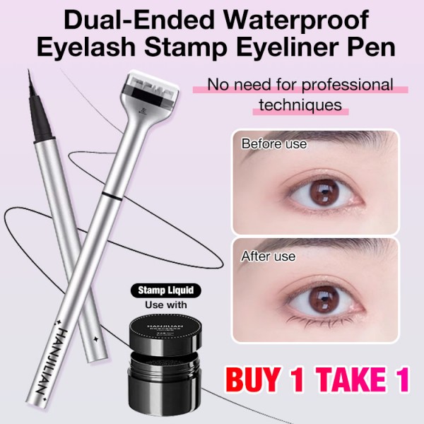 Dual-Ended Waterproof Eyelash Stamp Eyel..