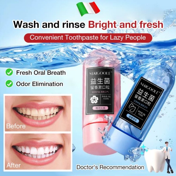 Portable Fragrance Solid Toothpaste Tabl..