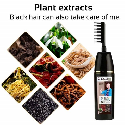 Ginseng Herbal - Japanese Shampoo Instant Black Brown Hair Serum