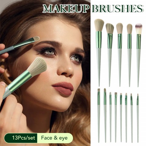 New full set of 13 makeup brushes