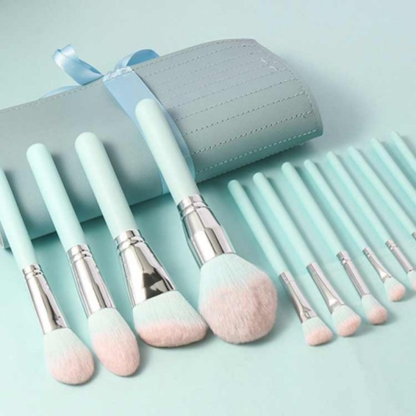 12in1 rainbow makeup brushes set..