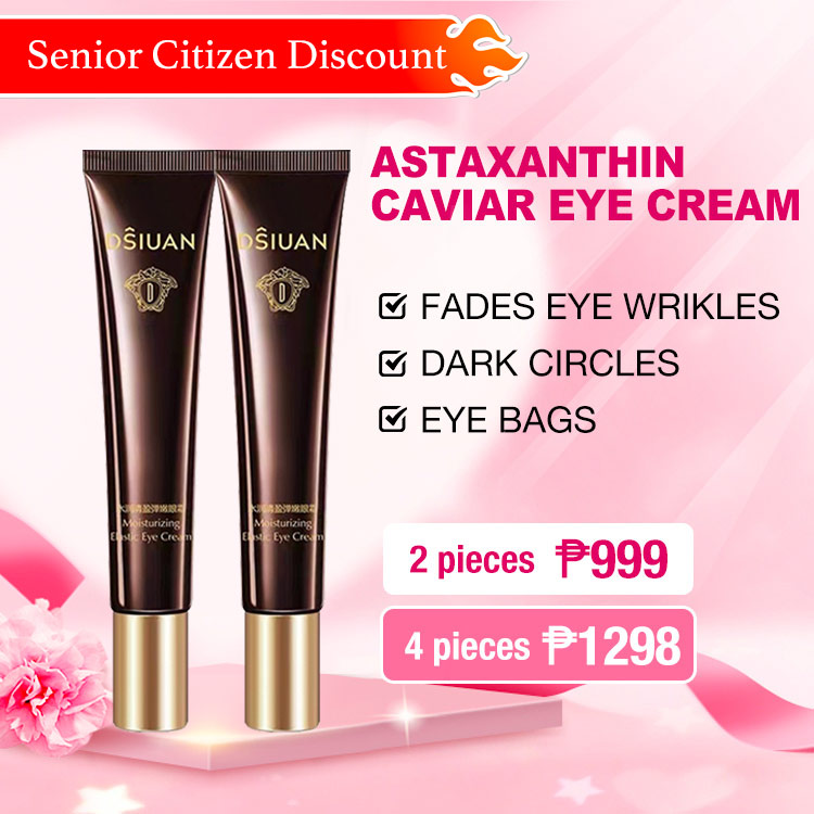 Senior Citizen Discount - Buy 1 Take 1-Astaxanthin Caviar Eye Cream-Fades Eye Wrikles/Dark Circles/Eye Bags
