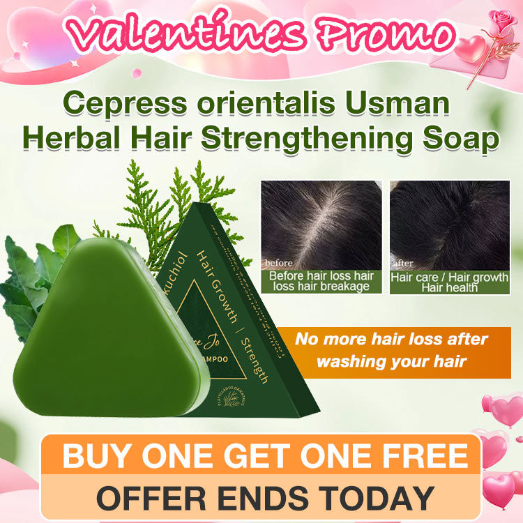 Valentines Promo to save 200p- Cepress orientalis Usman Herbal Hair Strengthening Soap - For Thinning & Darking, Usma Grass Plant Gray Hair Loss Reverse Products, For Dry and Rough Hair, Solid Conditioner Soap For Men and Women Hair Growth 