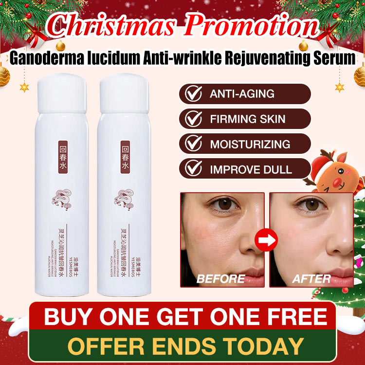 Christmas Sale Free Shipping - Ganoderma lucidum Anti-wrinkle Rejuvenating Serum - Fade fine lines/Deeply repair/Moisturizing & Firming skin - 28-Day Effective Wrinkle Reduction