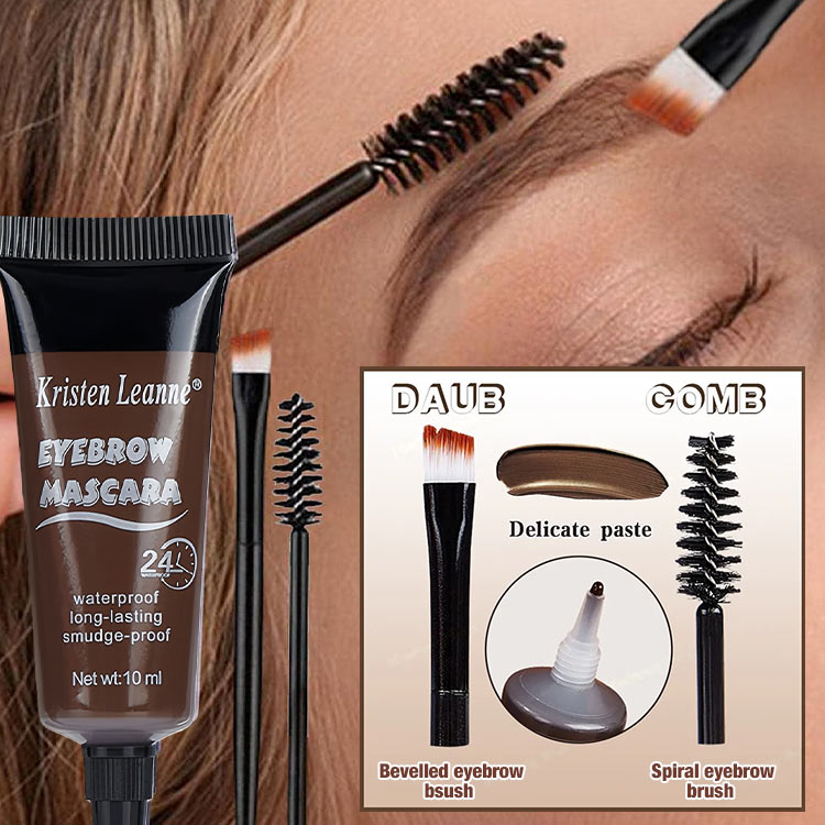 New Year Promotion Buy 1 Take 1 - Long-lasting Waterproof Smudge-proof Liquid Eyebrow Gel - 24H long lasting/Waterproof/Easy to use for beginners - Free brush included