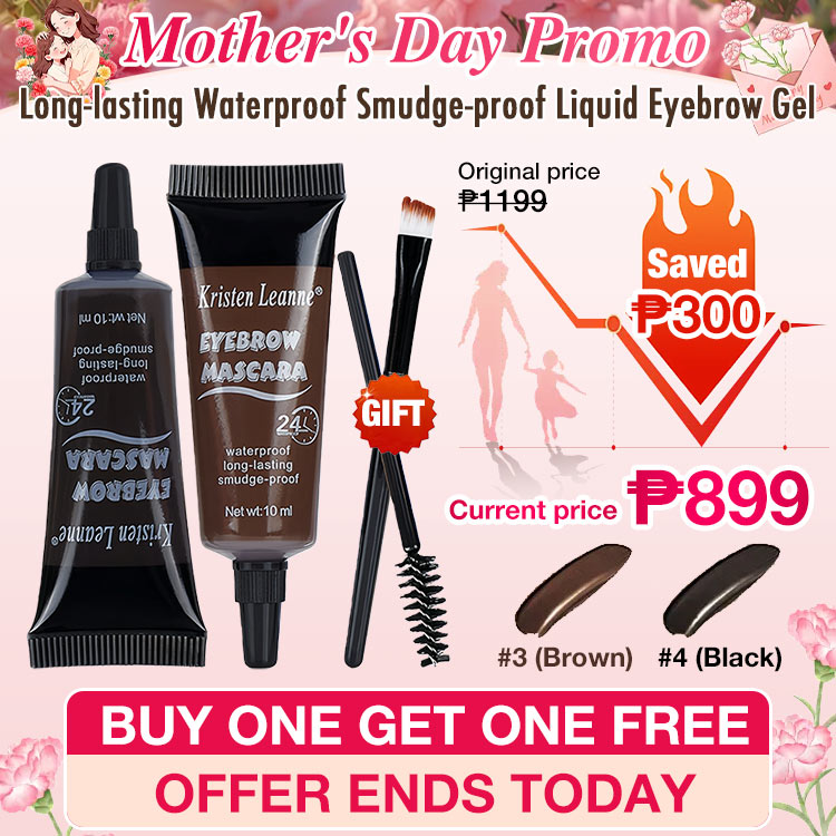 Mothers Day Promotion Buy 1 Take 1 - Long-lasting Waterproof Smudge-proof Liquid Eyebrow Gel - 24H long lasting/Waterproof/Easy to use for beginners - Free brush included