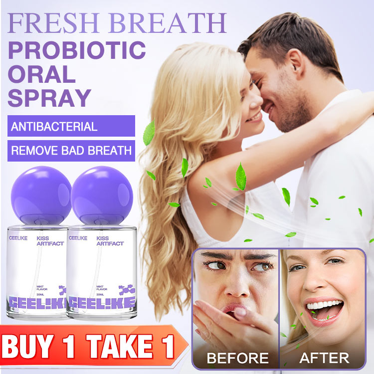 Halloween Sale- To Save 400P for buy one take one -probiotic oral freshening spray - improve oral health. Lightweight and portable, let you travel with confidence