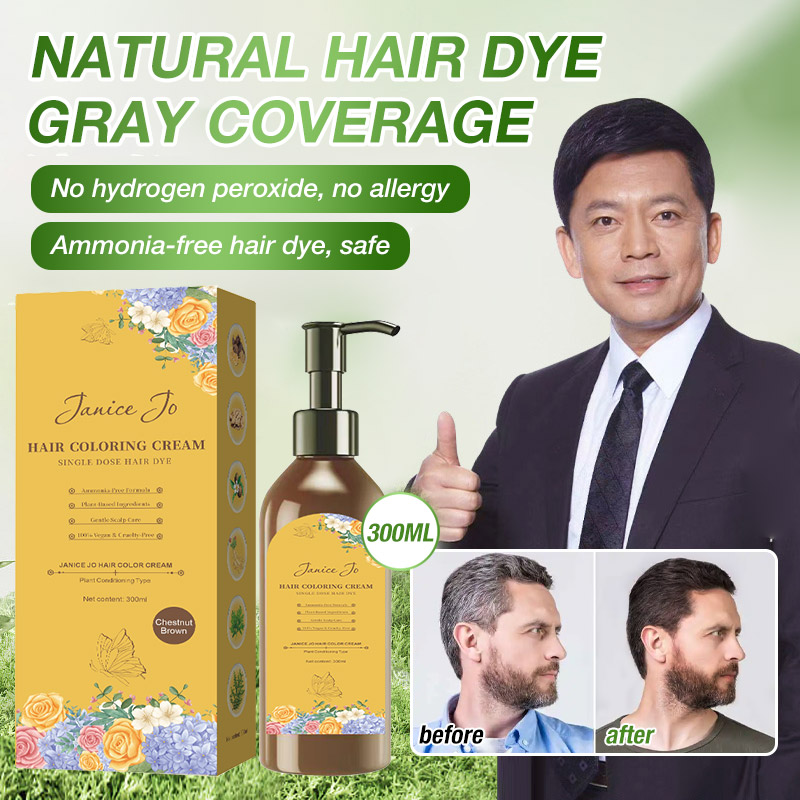 Heroes Day Promotion Buy 1 Take 1 - JaniceJo Ammonia-Free Botanical Hair Coloring Cream - Ammonia Free/Effectively covers gray hair/no damage to the scalp/anti-allergic