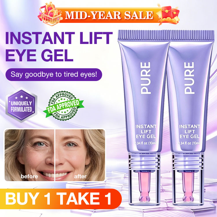 Mid-Year Sale Buy 1 Take 1 - Instant Lift Eye Gel - 3X Fast Absorption - Reduce dark circles/Sooth puffy eyes/Hydrate under eyes - Say goodbye to tired eyes