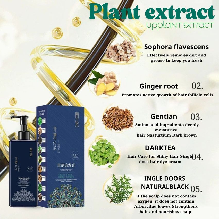 Womens Day Promo Buy 1 Take 1-Heritage Inheritance Plant Dye Hair Cream-Herbal hair dye is safe and non-irritating-Ammonia-free-Achieve salon-quality results at home.