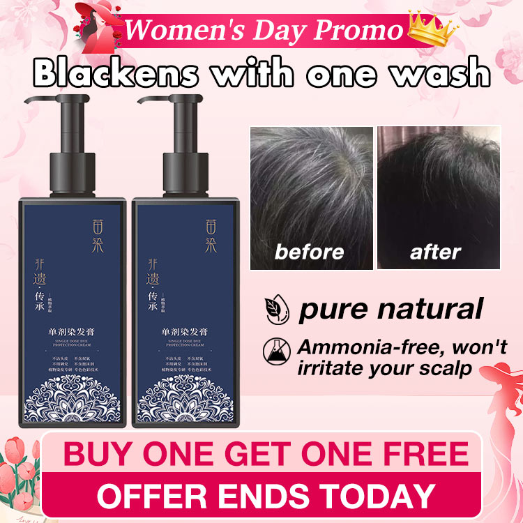 Womens Day Promo Buy 1 Take 1-Heritage Inheritance Plant Dye Hair Cream-Herbal hair dye is safe and non-irritating-Ammonia-free-Achieve salon-quality results at home.