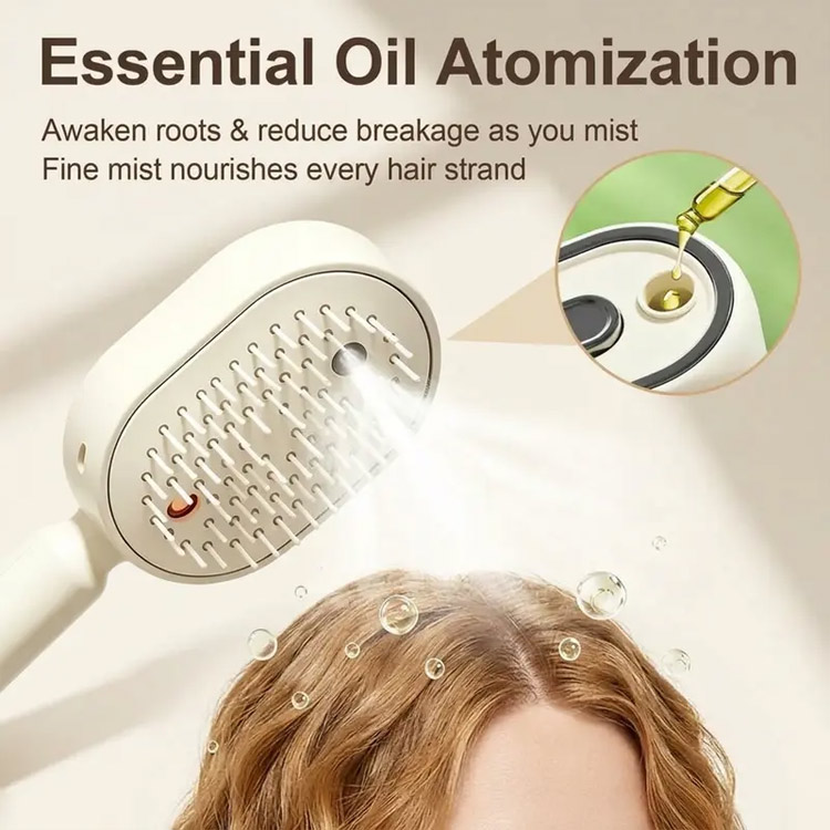 Mid-Year Mega Sale –  Electric Steam Hair Brush Steam – Moisturizing Hair Care, Save Expensive Salon Hair Treatments & Enjoy Premium Hair Spa At Home