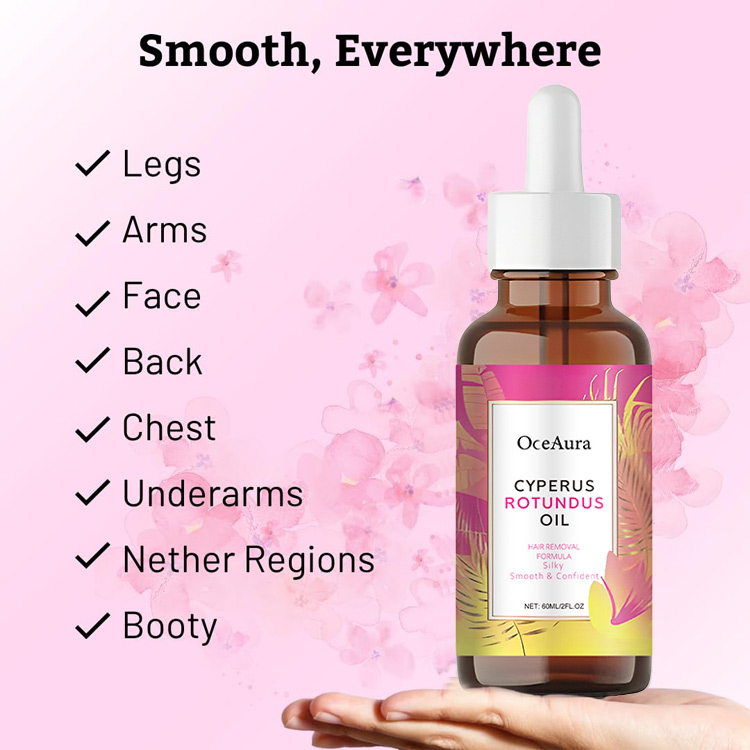 Mid-Year Sale- Buy 1 Take 1 - Natural Cyperus Rotundus Hair Removal Oil -Inhibits Hair Growth and Repairs Skin - 100% natural formula-No-Irritation-Safe for Underarms, Legs, face,and Bikini Line