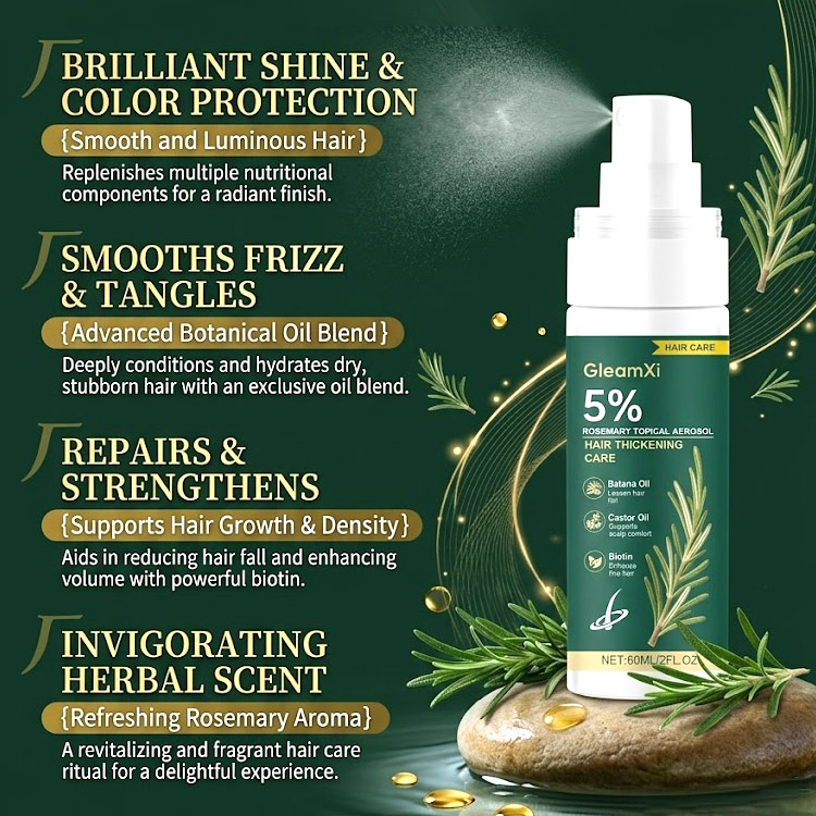 Mothers day promo Buy 1 Take 1 - Rosemary Shampoo and Hair Spray - Boost Hair Growth, Control Oil , Dandruff, Soothe Scalp lritation and Restore Shine