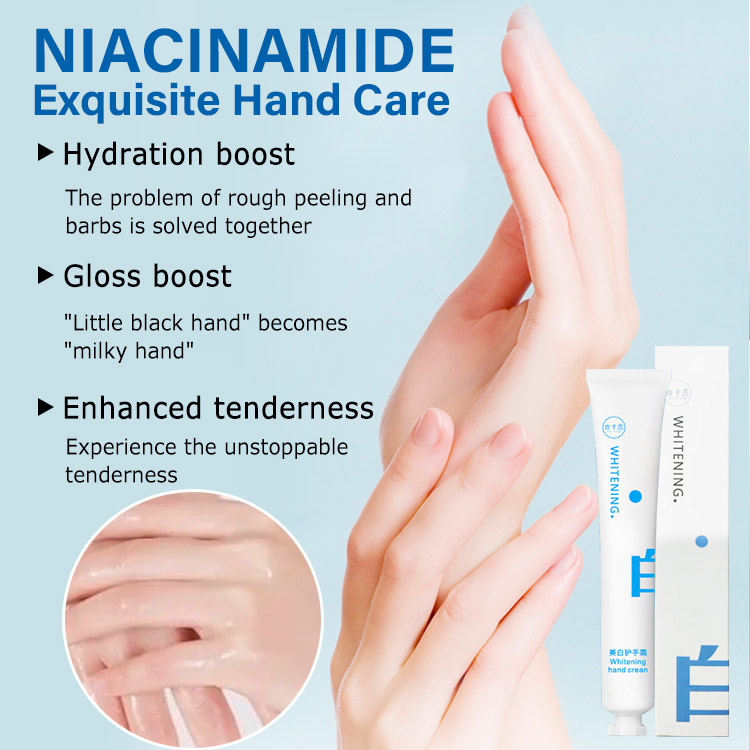Japan Imported Niacinamide Whitening Hand Cream - Lighten melanin precipitation, hydrate and moisturize, whiten and brighten - For knuckles, elbows, knees, ankles, etc.