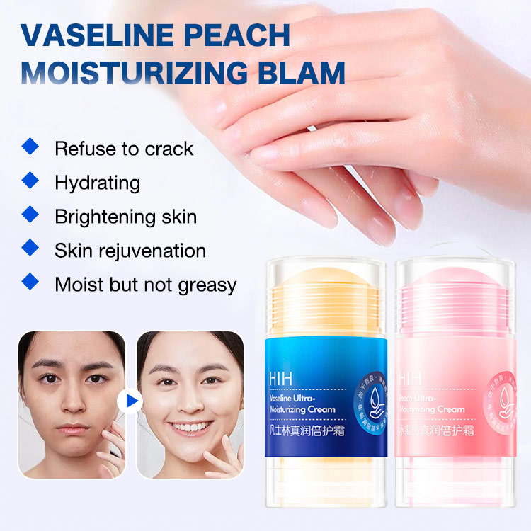 Valentines Day Sale to Save 149 Pesos now - Best seller in japan - Vaseline Peach Moisturizing Stick- Moisturizing, whitening, wrinkle removal For lips, face, neck and body