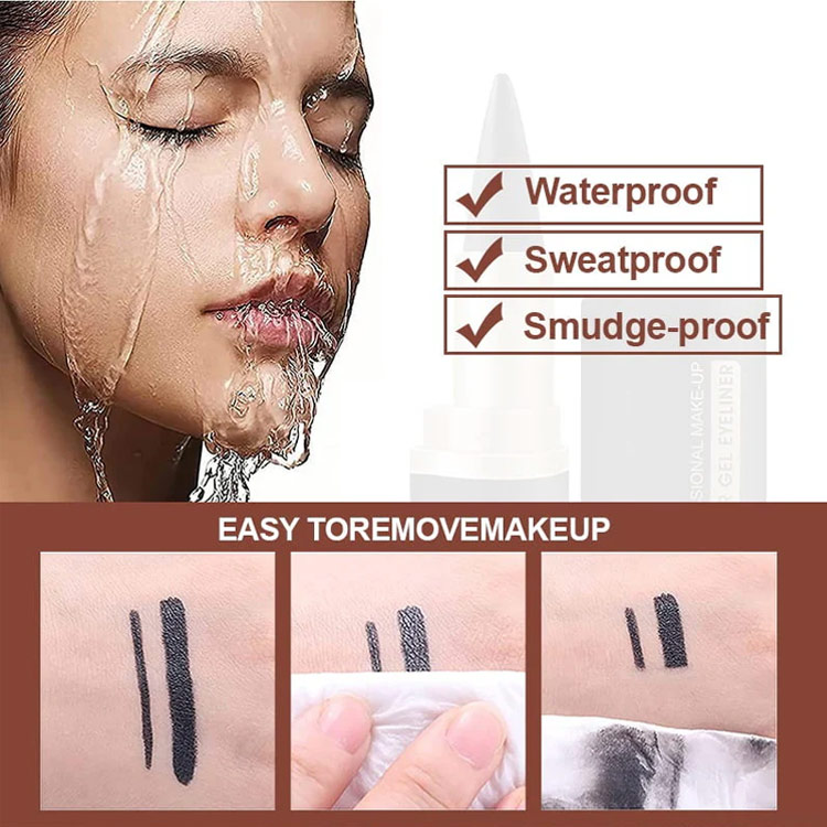 Christmas Sale Buy 1 Take 1 - Waterproof eyeliner - All day makeup - Silky eyeliner in one second