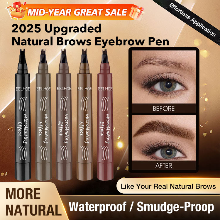 Mid-Year Great Sale  buy now to save 100P and add 399 to get the second one - 2025 Upgraded Natural Brows Eyebrow Pen - K-beauty hot sale/Waterproof/Long-lasting