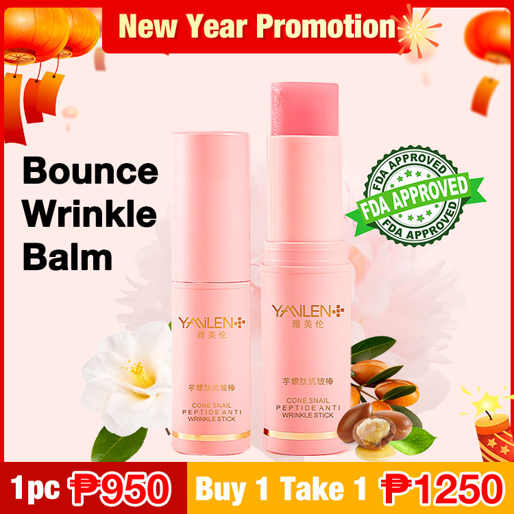 2024 New Year Promo - Hot Sale In Korea-Bounce Wrinkle Balm-Reduce the appearance of crows feet/neck lines/forehead lines/ nasolabial lines