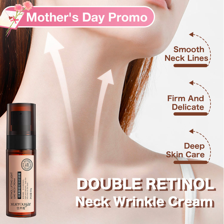 Mothers Day Promo Buy 1 Take 1 - Double Retinol Anti-wrinkle Neck Cream - Lighten Neck Lines, Firming Neck Skin, No Double Chin