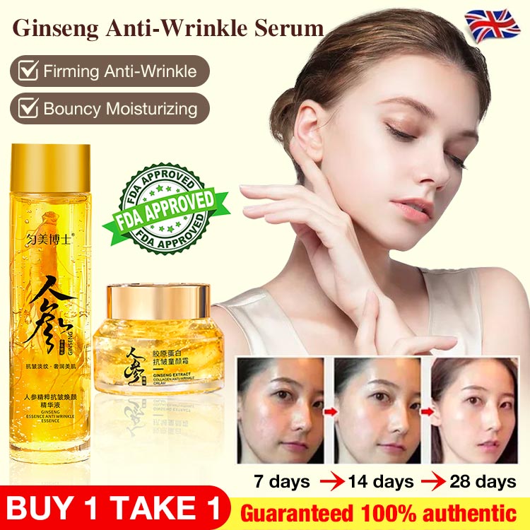 Mothers Day Promo-Buy 1 Take 1-Ginseng Anti-wrinkle Serum-Anti-wrinkle, moisturizing, suitable for all skin types-COD and free J&T courier shipping-Officially designated authentic product