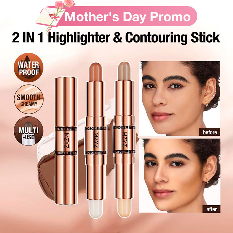 Mothers Day Promo Buy 1 Take 1 - 2 IN 1 Highlighter & Contour Stick - Easily create a small V face