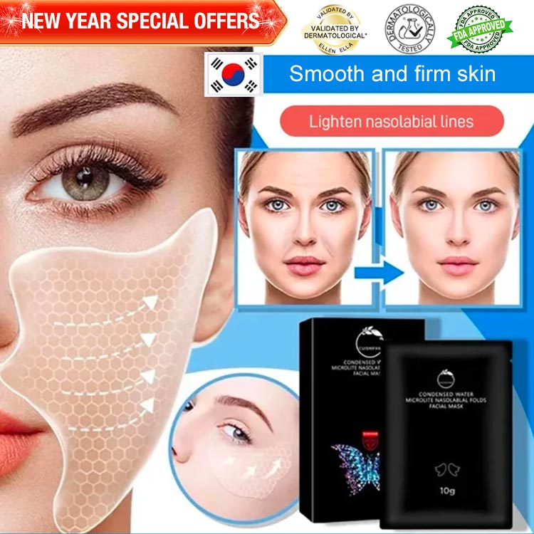 Xmas Promotion - Buy One Get One Free- FDA Certified-Korean Anti-Wrinkle Firming Patch-Recommended by Korea Plastic Surgery Hospital-Double chin, puffiness, nasolabial lines, neckline, sagging face