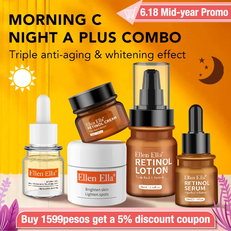 upgrade Morning C and Night A combo for 20-65 - Whitening and Anti-Aging