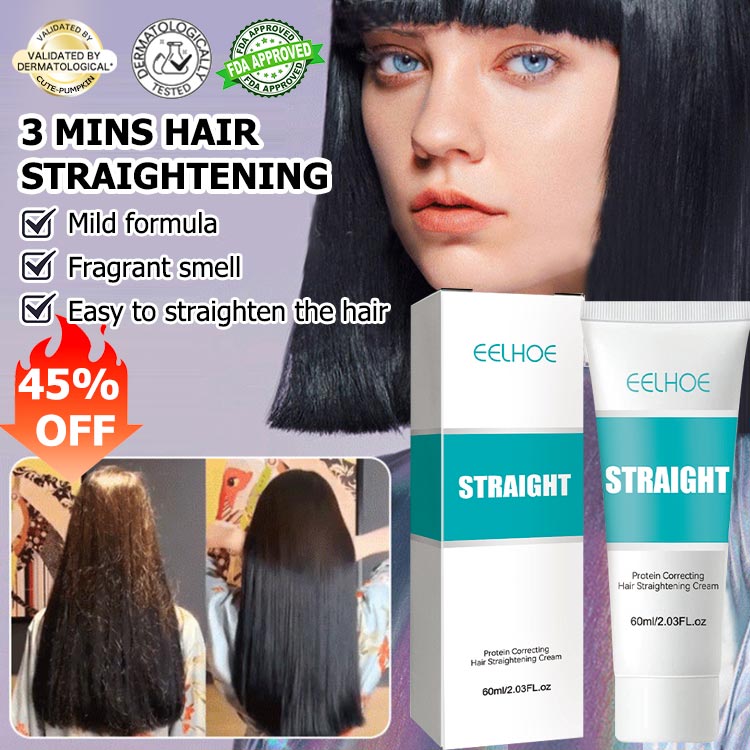 EELHOE Keratin Treatment Hair Straightening Cream-A perfect savior for hair, making hair straight, silky and bouncy