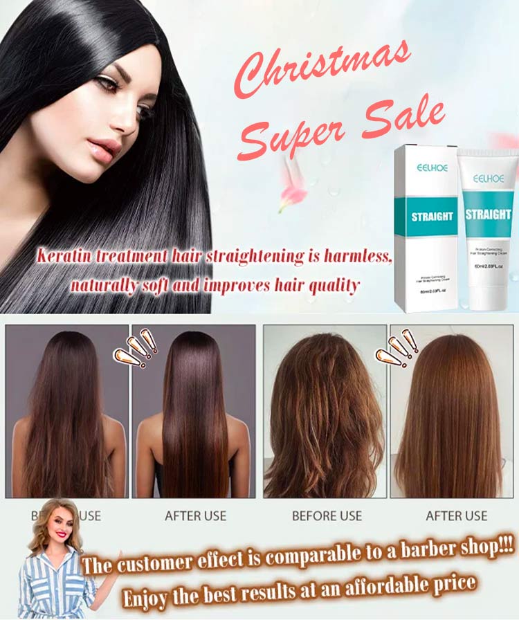 EELHOE Keratin Treatment Hair Straightening Cream-A perfect savior for ...