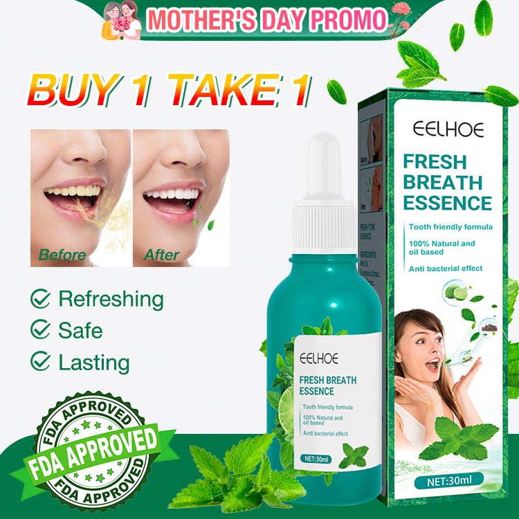 Mothers Day Promo-Buy 1 Get 1-Natural Fresh Breath Oral Care Essence-3 seconds to solve bad breath