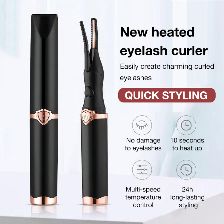 A must-have tool for achieving beautifully curled lashes effortlessly-New heated eyelash curler-Discover the secrets of Korean beauty