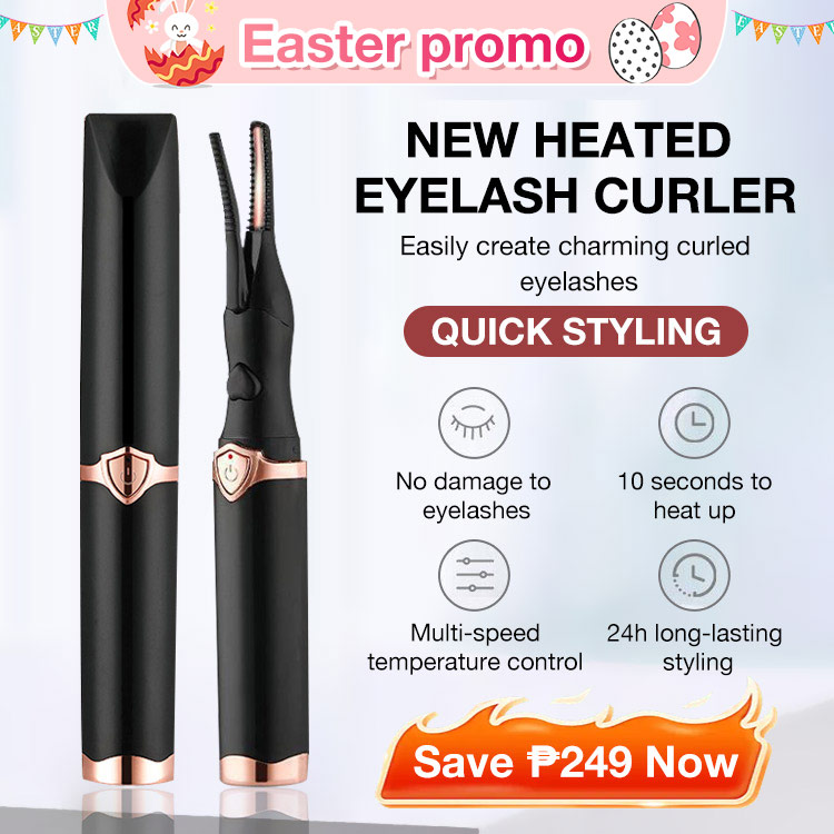 Easter promo Sale to Save 249P Now - New heated eyelash curler-Discover the secrets of Korean beauty - A must-have tool for achieving beautifully curled lashes effortlessly