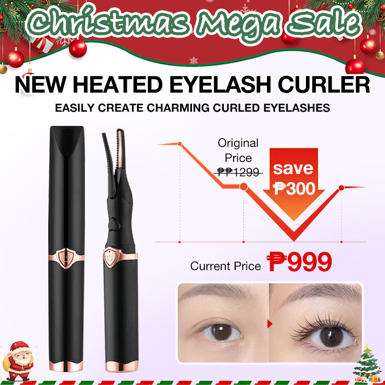 Christmas Mega Sale- to Save 300P Now - New heated eyelash curler-Discover the secrets of Korean beauty - A must-have tool for achieving beautifully curled lashes effortlessly