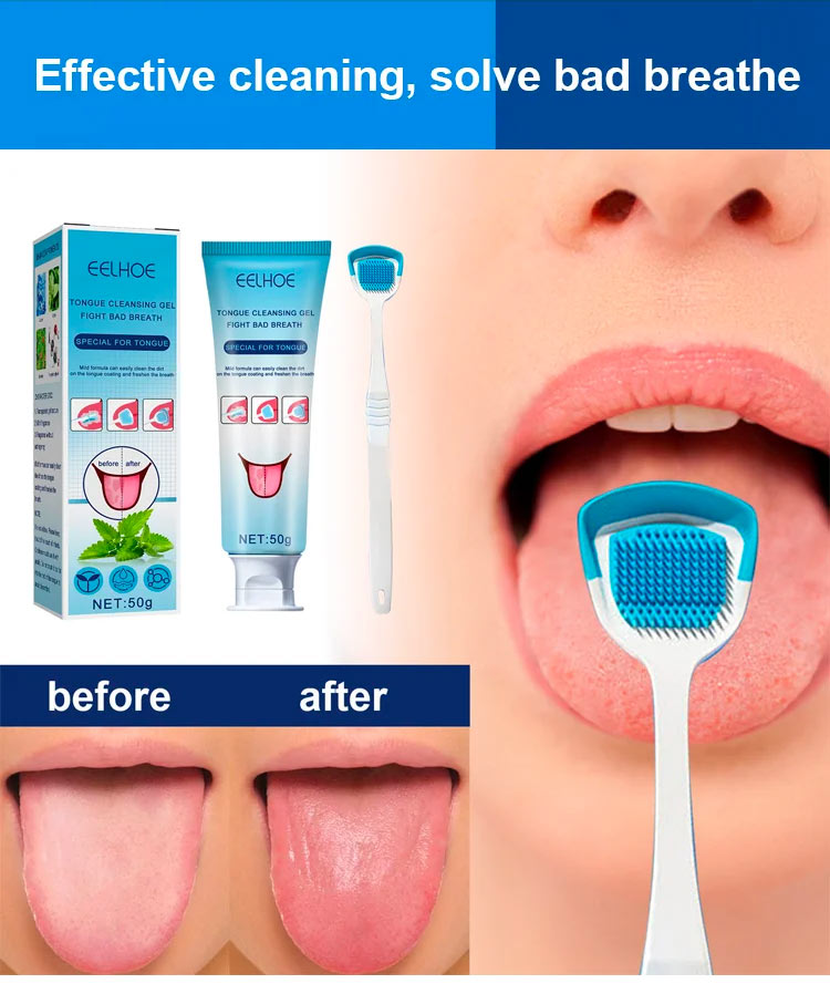 Mega Shopping SaleHealthy Oral Hygiene Brush & Tongue Cleansing Gel